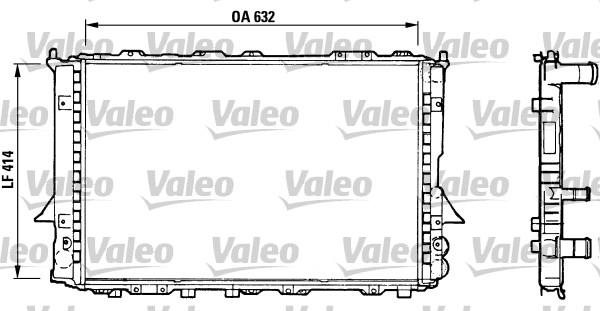 Valeo 730361 - Радиатор, охлаждение двигателя avtokuzovplus.com.ua