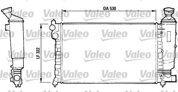 Valeo 730368 - Радіатор, охолодження двигуна autocars.com.ua