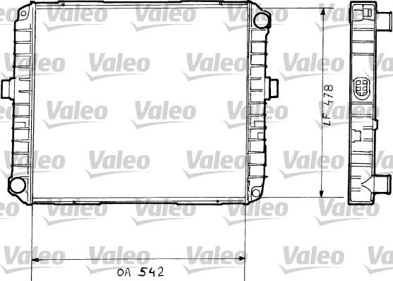 Valeo 730377 - Радіатор, охолодження двигуна autocars.com.ua