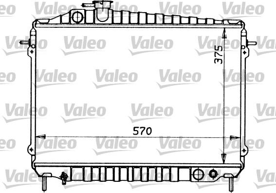 Valeo 730421 - Радіатор, охолодження двигуна autocars.com.ua