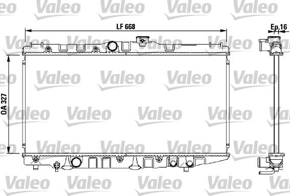 Valeo 730471 - Радиатор, охлаждение двигателя autodnr.net