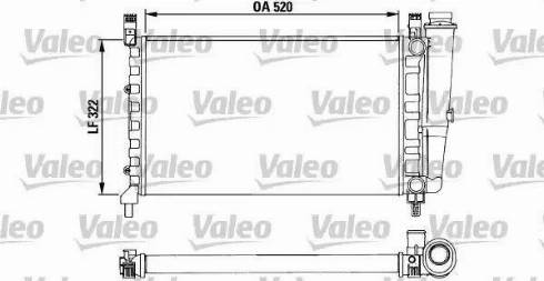 Valeo 730489 - Радіатор, охолодження двигуна autocars.com.ua