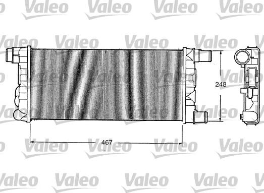 Valeo 730520 - Радіатор, охолодження двигуна autocars.com.ua