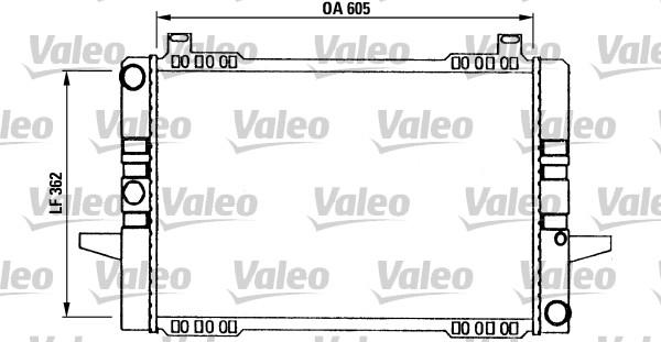 Valeo 730562 - Радіатор, охолодження двигуна autocars.com.ua