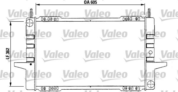 Valeo 730566 - Радіатор, охолодження двигуна autocars.com.ua