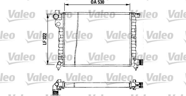 Valeo 730569 - Радіатор, охолодження двигуна autocars.com.ua