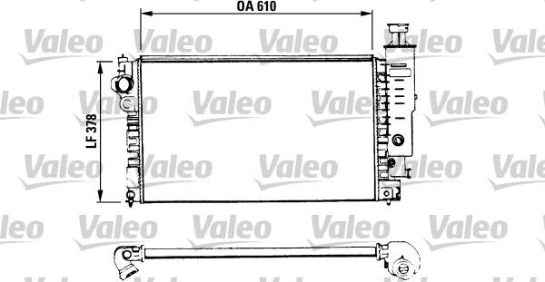 Valeo 730575 - Радіатор, охолодження двигуна autocars.com.ua