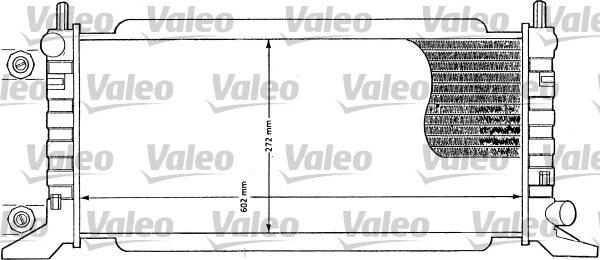 Valeo 730587 - Радіатор, охолодження двигуна autocars.com.ua