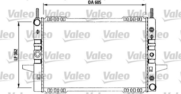 Valeo 730594 - Радіатор, охолодження двигуна autocars.com.ua