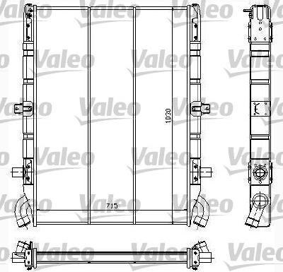 Valeo 730638 - Радіатор, охолодження двигуна autocars.com.ua