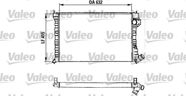 Valeo 730934 - Радіатор, охолодження двигуна autocars.com.ua