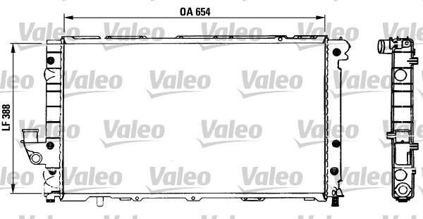 Valeo 730935 - Радіатор, охолодження двигуна autocars.com.ua