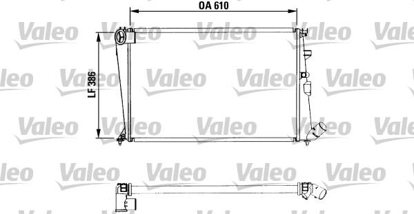 Valeo 730958 - Радіатор, охолодження двигуна autocars.com.ua