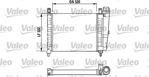 Valeo 730991 - Радіатор, охолодження двигуна autocars.com.ua