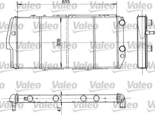 Valeo 730992 - Радіатор, охолодження двигуна autocars.com.ua