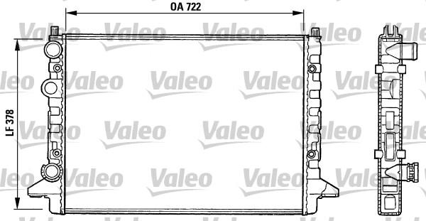 Valeo 731008 - Радиатор, охлаждение двигателя autodnr.net
