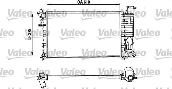 Valeo 731010 - Радиатор, охлаждение двигателя autodnr.net