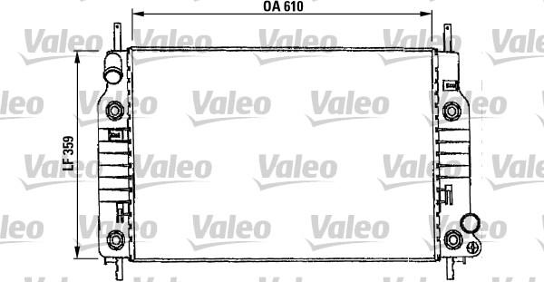 Valeo 731017 - Радіатор, охолодження двигуна autocars.com.ua