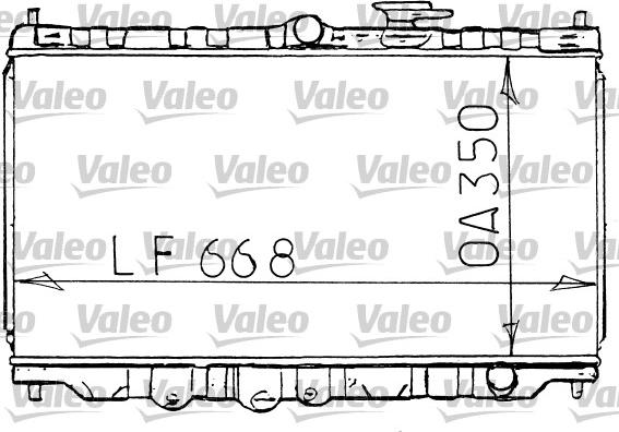 Valeo 731100 - Радіатор, охолодження двигуна autocars.com.ua