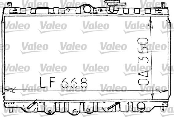 Valeo 731101 - Радіатор, охолодження двигуна autocars.com.ua