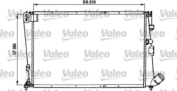 Valeo 731103 - Радіатор, охолодження двигуна autocars.com.ua