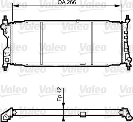 Valeo 731179 - Радіатор, охолодження двигуна autocars.com.ua