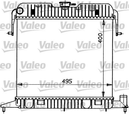 Valeo 731201 - Радіатор, охолодження двигуна autocars.com.ua