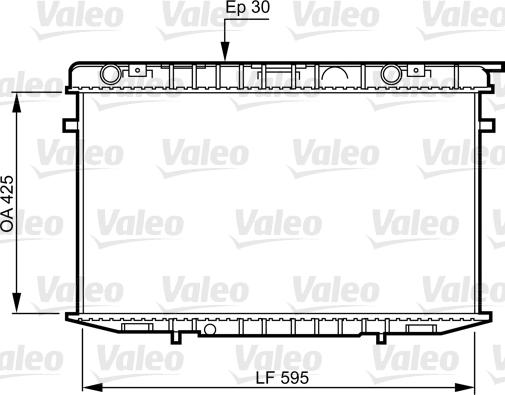 Valeo 731236 - Радіатор, охолодження двигуна autocars.com.ua