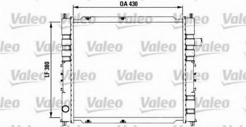 Valeo 731254 - Радіатор, охолодження двигуна autocars.com.ua