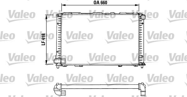 Valeo 731280 - Радиатор, охлаждение двигателя avtokuzovplus.com.ua