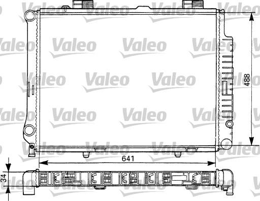 Valeo 731291 - Радиатор, охлаждение двигателя autodnr.net