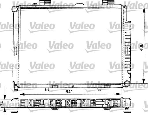 Valeo 731293 - Радіатор, охолодження двигуна autocars.com.ua