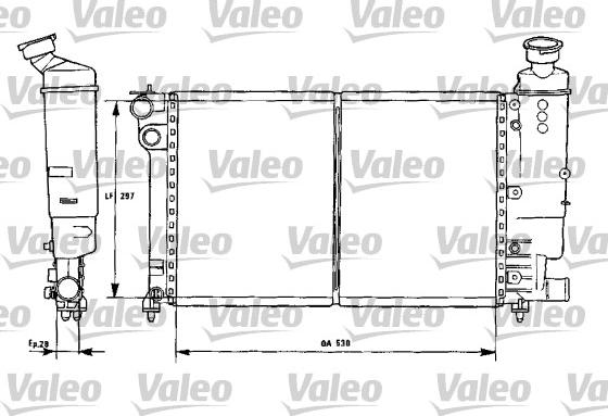 Valeo 731301 - Радіатор, охолодження двигуна autocars.com.ua