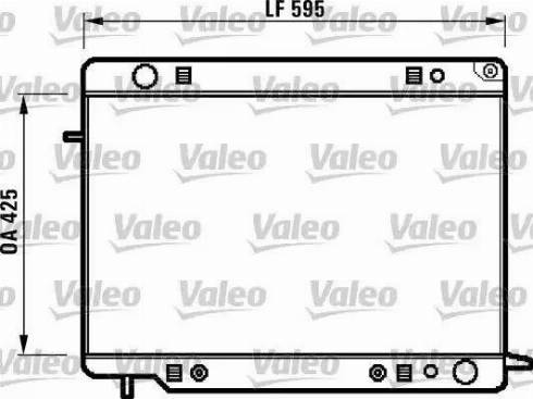 Valeo 731420 - Радіатор, охолодження двигуна autocars.com.ua