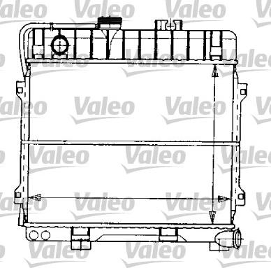 Valeo 731507 - Радіатор, охолодження двигуна autocars.com.ua