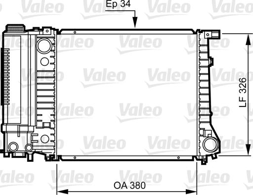 Valeo 731509 - Радиатор, охлаждение двигателя autodnr.net