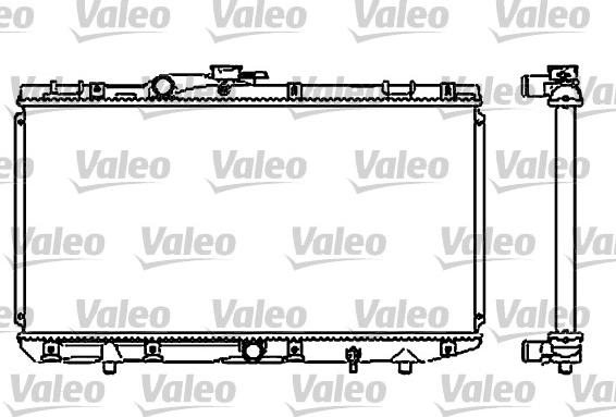 Valeo 731564 - Радіатор, охолодження двигуна autocars.com.ua