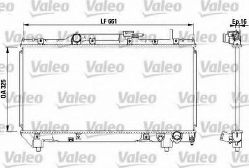 Valeo 731566 - Радіатор, охолодження двигуна autocars.com.ua