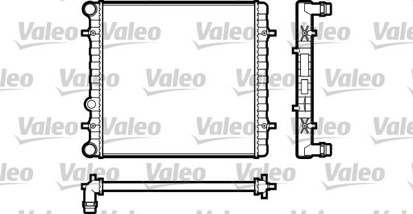 Valeo 731606 - Радіатор, охолодження двигуна autocars.com.ua