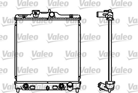 Valeo 731631 - Радіатор, охолодження двигуна autocars.com.ua