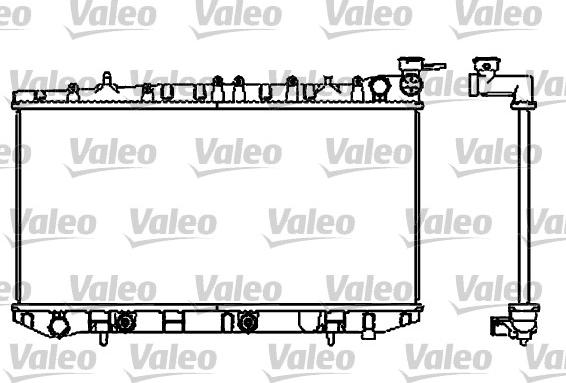 Valeo 731662 - Радіатор, охолодження двигуна autocars.com.ua