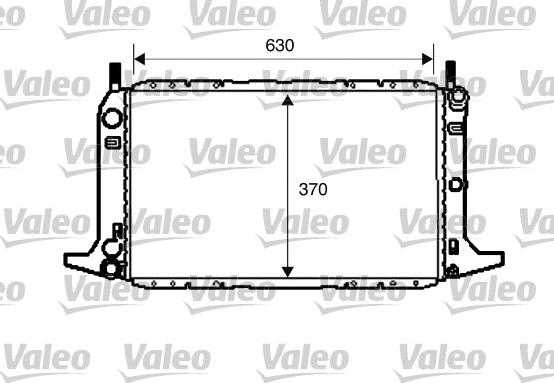 Valeo 731772 - Радіатор, охолодження двигуна autocars.com.ua