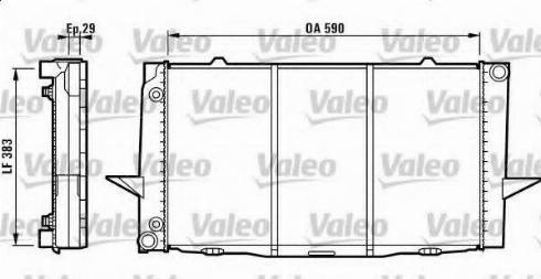 Valeo 731776 - Радіатор, охолодження двигуна autocars.com.ua