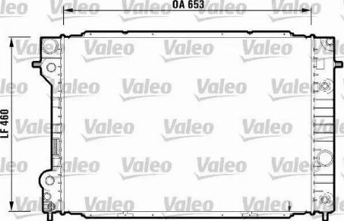 Valeo 731843 - Радіатор, охолодження двигуна autocars.com.ua