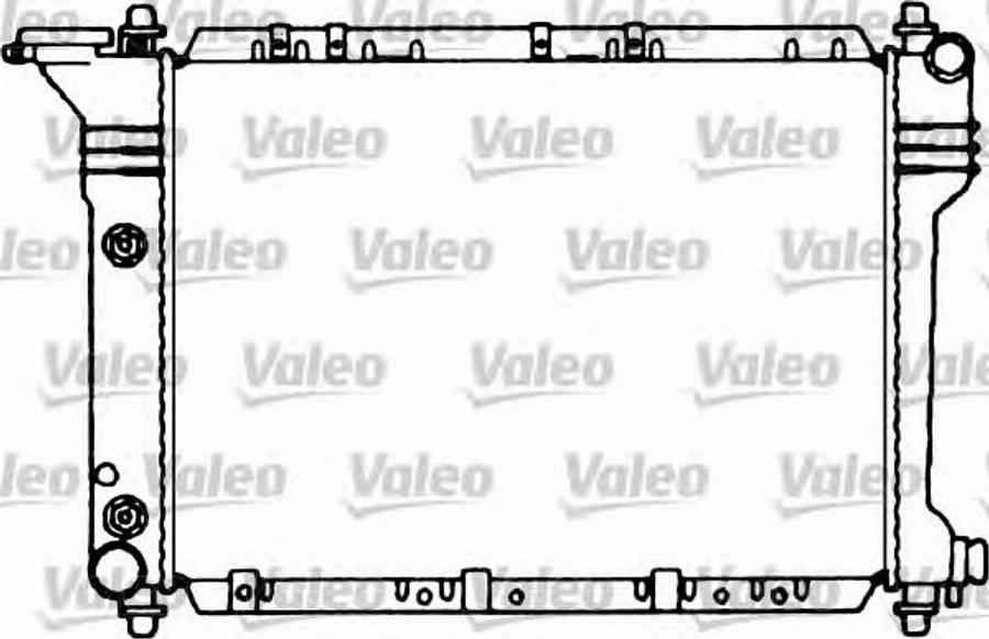 Valeo 732253 - Радіатор, охолодження двигуна autocars.com.ua