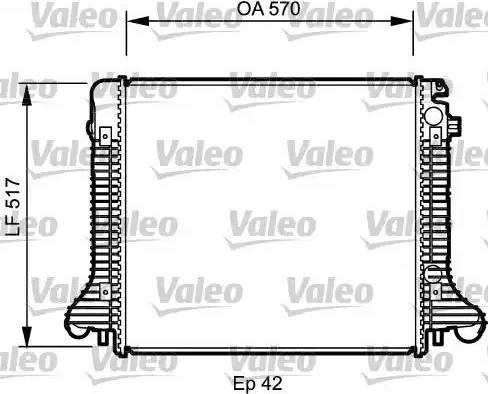 Valeo 732304 - Радиатор, охлаждение двигателя avtokuzovplus.com.ua