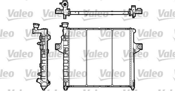 Valeo 732310 - Радіатор, охолодження двигуна autocars.com.ua