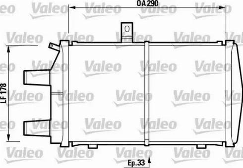 Valeo 732473 - Радиатор, охлаждение двигателя autodnr.net