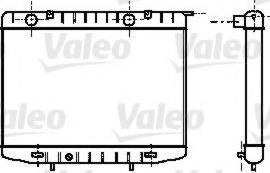 Valeo 732490 - Радіатор, охолодження двигуна autocars.com.ua