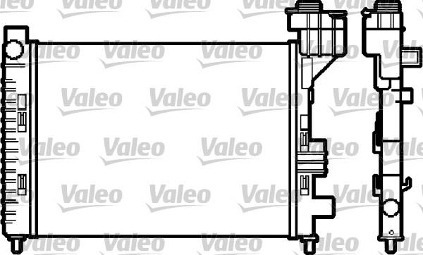 Valeo 732588 - Радіатор, охолодження двигуна autocars.com.ua